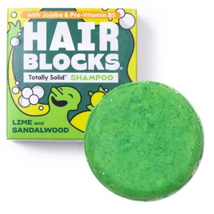 Hair Blocks Solid Shampoo Bar: Lime & Sandalwood