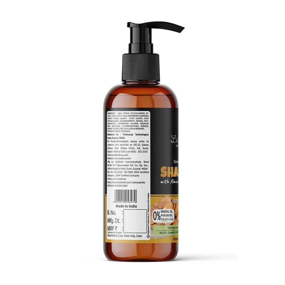 La'Decus India Damage Repair Shampoo with Almond and Honey 200 ml