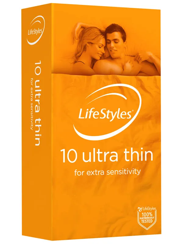 LifeStyles ULTRA THIN Condoms - 10 Pack