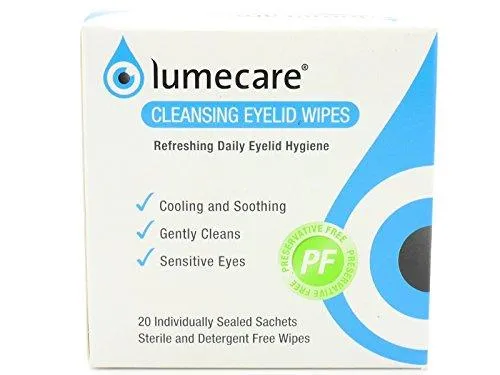 Lumecare Eyelid Wipes x 20