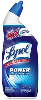 LYSOL TOILET BOWL CLEANER WITH BLEACH CLEAN SCENT - LTBCWBC12