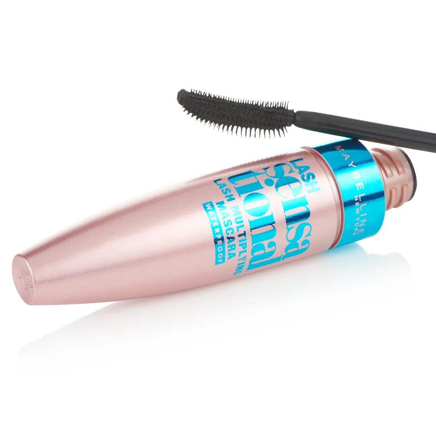 Maybelline Lash Sensational Volumising & Thickening Mascara (Waterproof Black)