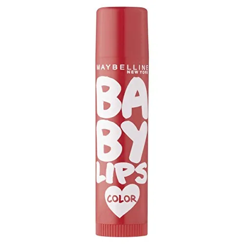 Maybelline New York Baby Lips Lip Balm, Pink Lolita, 4g and Maybelline New York Baby Lips Lip Balm, Berry Crush, 4g