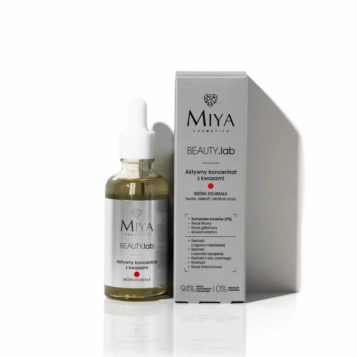 MIYA Cosmetics BEAUTY.Lab Active concentrate with acids - mature skin 50ml