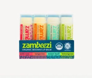 Organic Lip Balm Core 4-pack