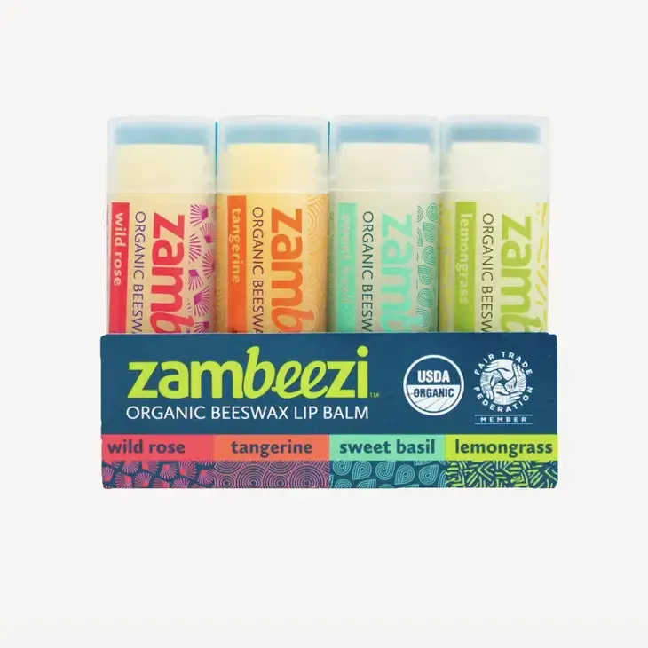 Organic Lip Balm Core 4-pack