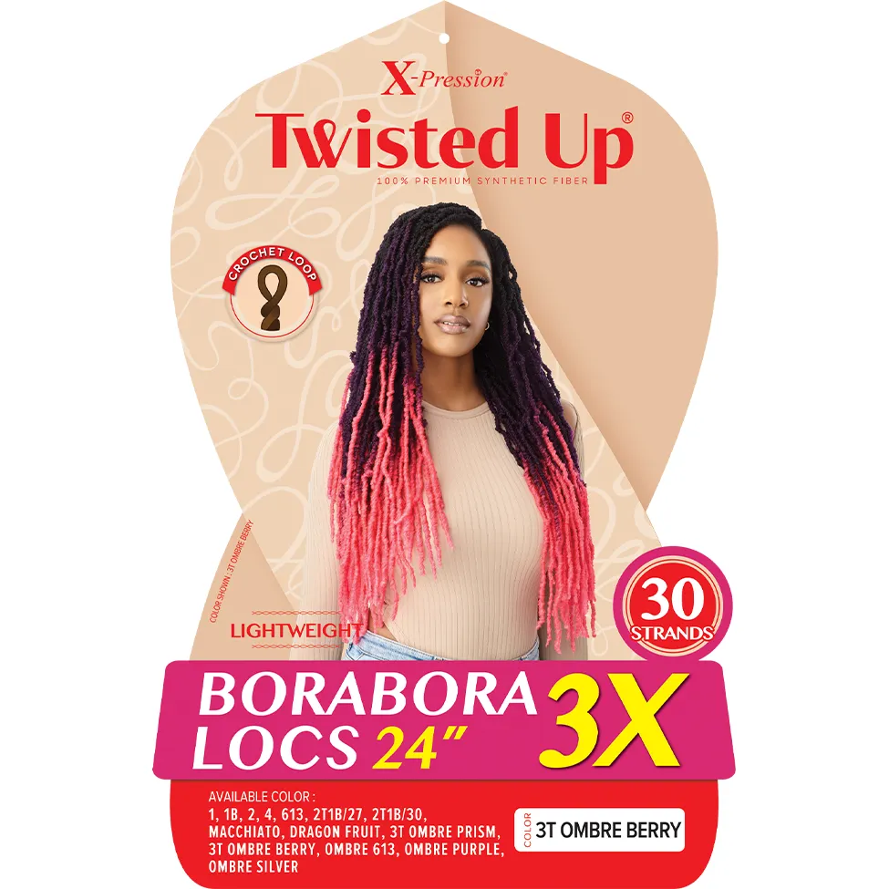 Outre: Xpression Twisted Up 3X BoraBora Locs 24" Crochet Braids