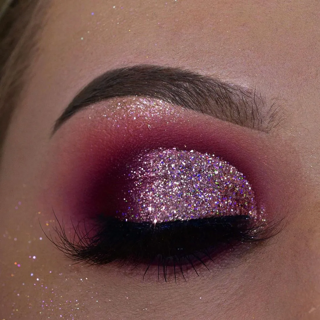 Sunset Pressed Glitter