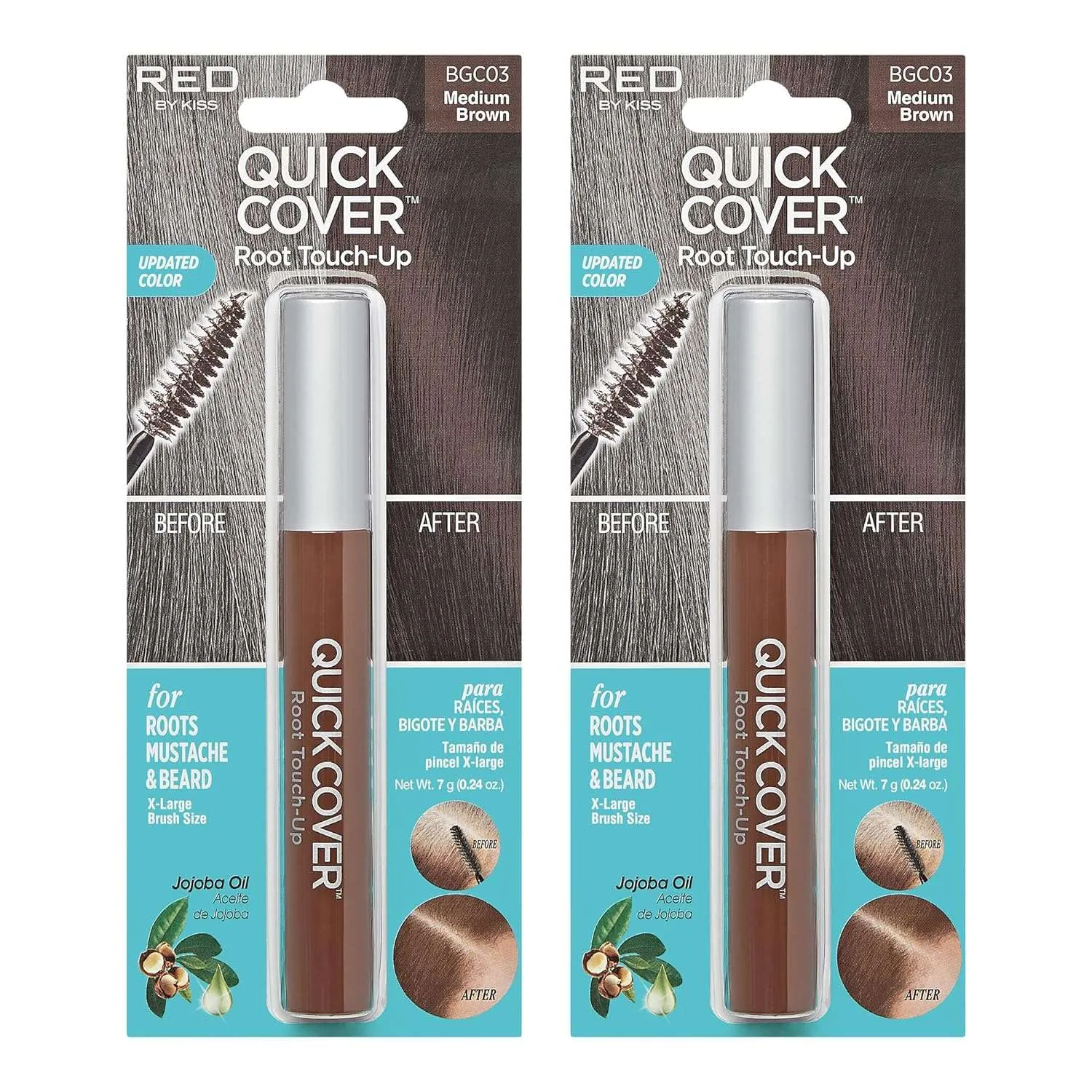 Temporary Gray Concealer Cover up Brush for Hair