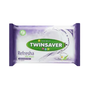 Twinsaver Refresha Wipes 40 Wipes