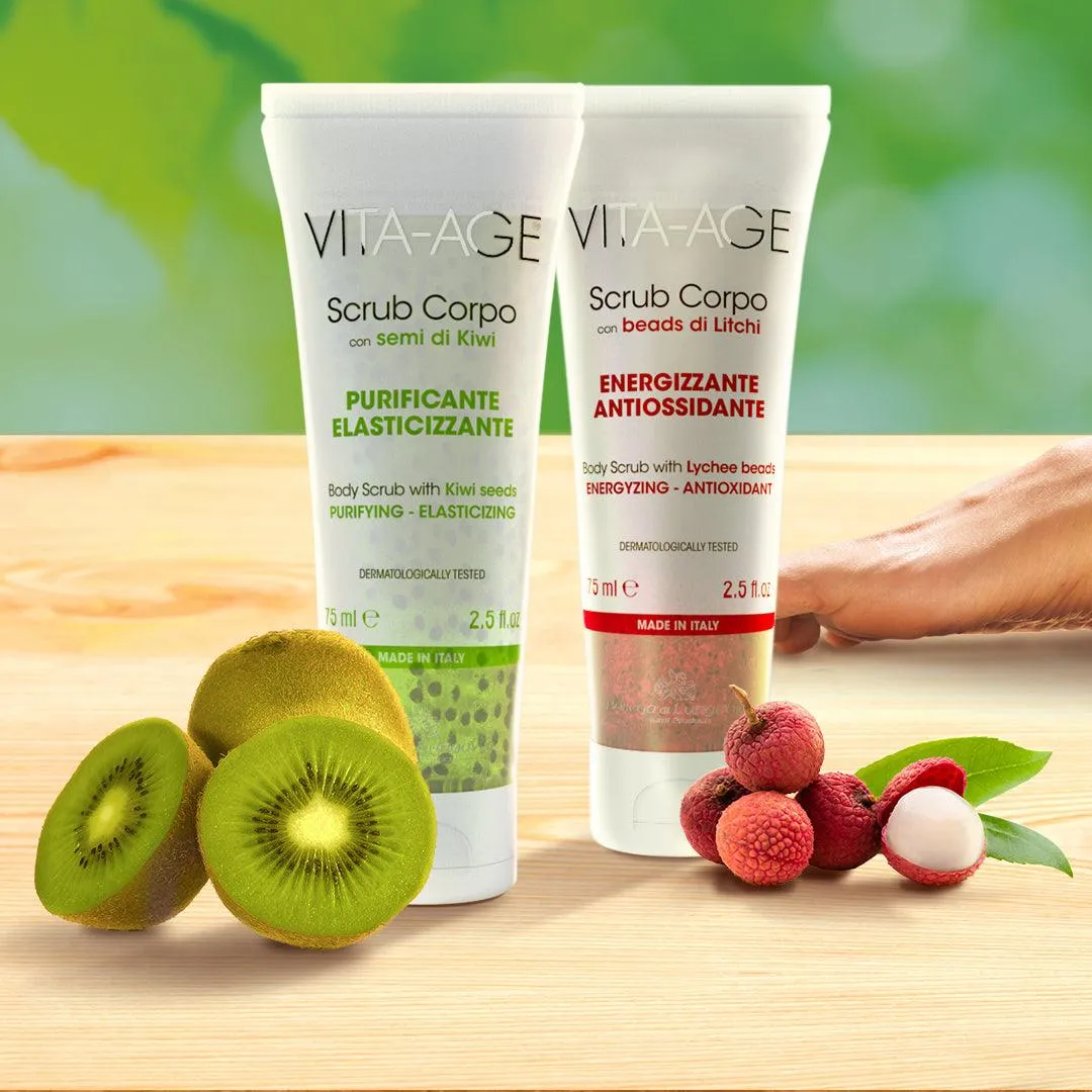 Vita-age Coccole Fruttate Body Scrub Package